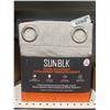 Image 2 : Sun+Blk Total Blackout Grommet Window Curtains, 2-Pack (52 x 90 in)