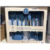 Image 2 : Core Kitchen 8-Piece Kitchen Tool Set in Blue