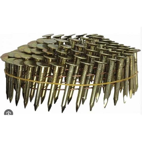 Bissett Smooth Shank 15-Degree Angle Coil Roofing Nails 1-1/4 Inch x 0.120 Inch