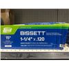 Image 2 : Bissett Smooth Shank 15-Degree Angle Coil Roofing Nails 1-1/4 Inch x 0.120 Inch