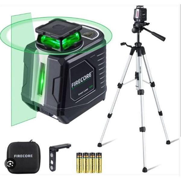 Firecore G30 Laser Level with Tripod and Accessories