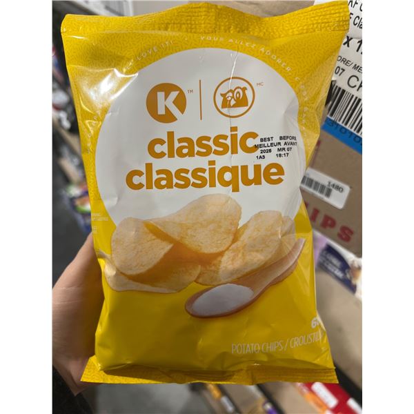 CKF Classic Potato Chips 66g x 12ct