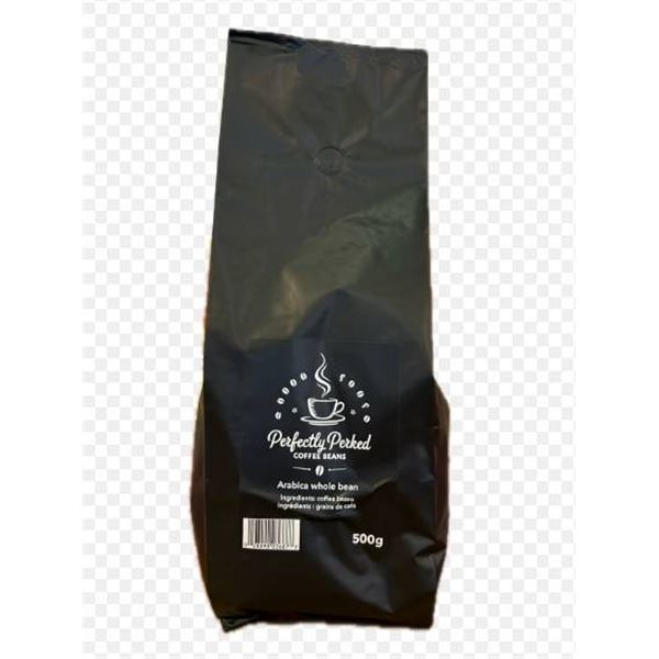 Perfectly Perked Arabica Whole Bean Coffee, 3 x 500g