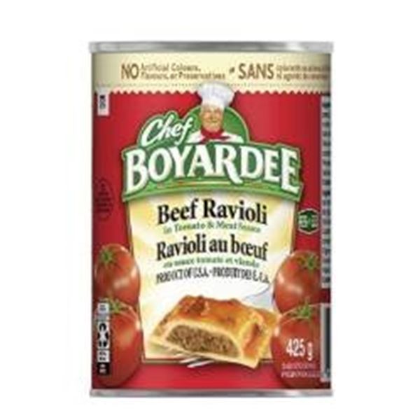 Chef Boyardee Beef Ravioli in Tomato and Meat Sauce, 8 x 425g