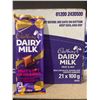 Image 2 : Cadbury Dairy Milk Fruit and Nut 100g Bars – Pack of 21