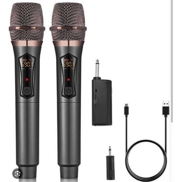 Recording Vocal Microphone with Model Information Visible