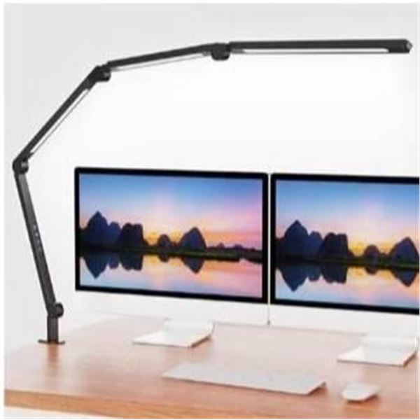 LED Desk Lamp with Adjustable Arm and Clamp Mount
