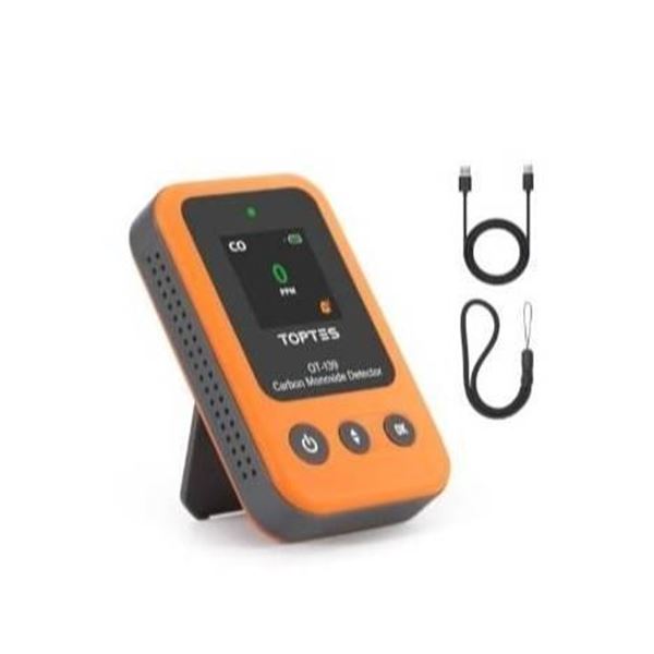 TOPTES OT-139 Portable Carbon Monoxide Detector with Rechargeable Battery