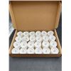 Image 2 : 24 LED Flameless Tealight Candles with Warm Yellow Light