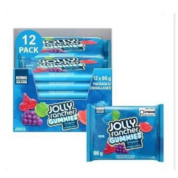 Jolly Rancher Gummies Assorted Flavors – 12 Pack, 96g Each