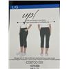 Image 1 : Up! Pull-On Stretch Crop Pant, Size L/G Black