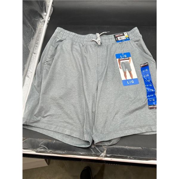 Kirkland Signature Men’s L/G Athletic Shorts in Gray
