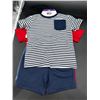 Image 2 : Pekkle 4-Piece Toddler Set,  Graphic Shirt and Shorts, 24M