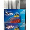 Image 2 : Ziploc 60 Count Freezer Bags Medium Size 3-Pack