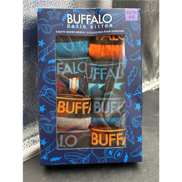 Buffalo David Bitton Boys’ Boxer Briefs 8-Pack Size XS/TP 4-5