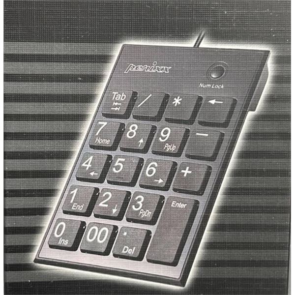 Perixx PERIPAD-202 Wired Scissor-Switch Numeric Keypad with USB 2.0 Interface