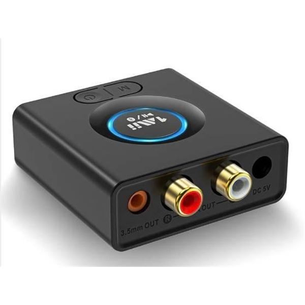 1Mii ML200 Bluetooth Transmitter and Receiver with RCA and 3.5mm Connections