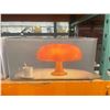 Image 2 : Orange Table Lamp With Dome Shade