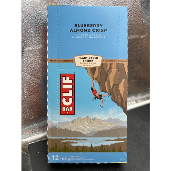 Clif Bar Blueberry Almond Crisp Energy Bars 12-Pack, 68g Each