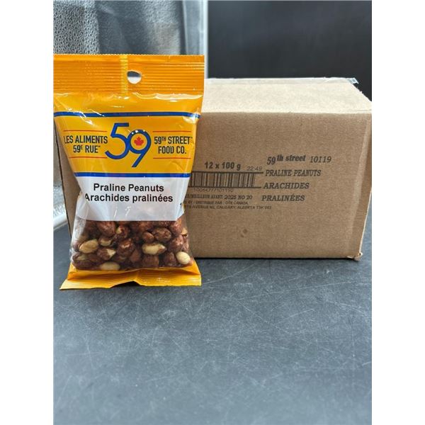 59th Street Food Co. Praline Peanuts – 12 x 100g