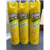Image 1 : Endust Lemon Zest Quick Dusting Multi-Surface Cleaner Spray, 3 x 284g