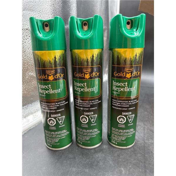 Co-op Gold Insect Repellent Spray with 25 Percent DEET, 230 g x 3