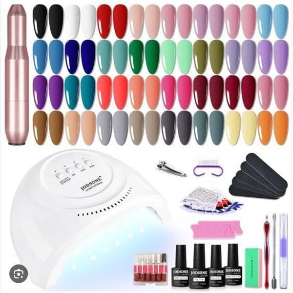 Jodsone Gel Nail Polish Kit With UV Light, 36 Bottles
