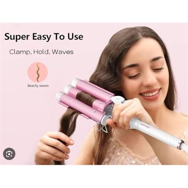 Orynne Q-Curl Series 3 Barrel Curling Iron with Digital Temp Control