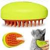 Image 1 : Pet Brush with Spray Massage Function