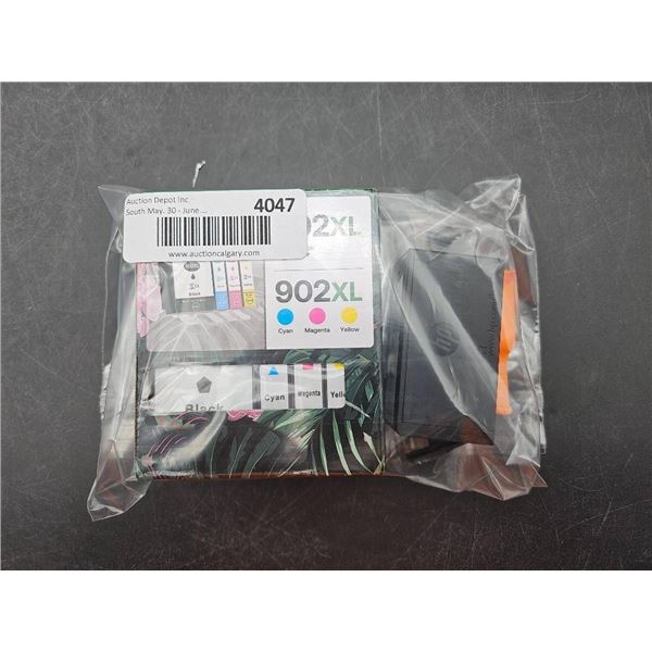 HP 902XL High-Yield Ink Cartridge Set – Black, Cyan, Magenta, Yellow