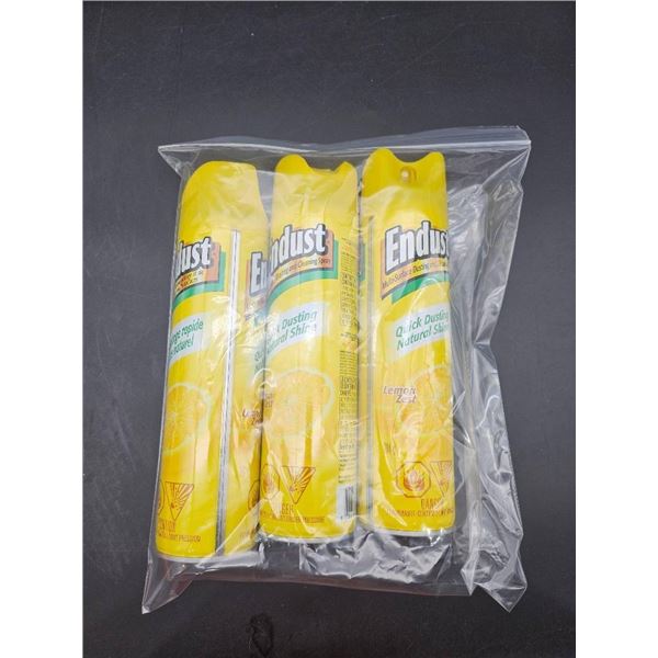 Endust Quick Dusting Natural Shine Lemon Zest Spray Cans – Lot of 4