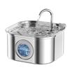 Image 1 : Pet Fountain 3.2L Model 10602 Stainless Steel with Components