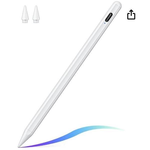 White Stylus Pencil Compatible with iOS iPad Mini/Air/Pro