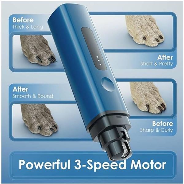Pet Nail Grinder Professional 3-Speed Electric