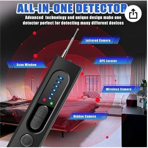 Wireless Signal and Hidden Camera Detector Model X13 with 6m Range