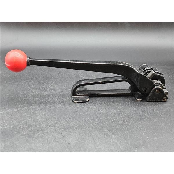 Steel Strsp Manual Lever-Operated Banding Tensioner with Red Handle