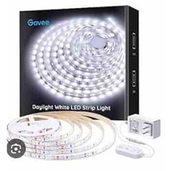 Govee Daylight White LED Strip Lights with Accessories 16.4′