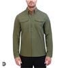 Image 1 : Spyder Men’s Long Sleeve Button-Up Shirt, XL Olive Green