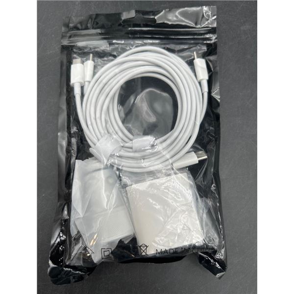 Car and Wall Charger with 6FT C2C Cable