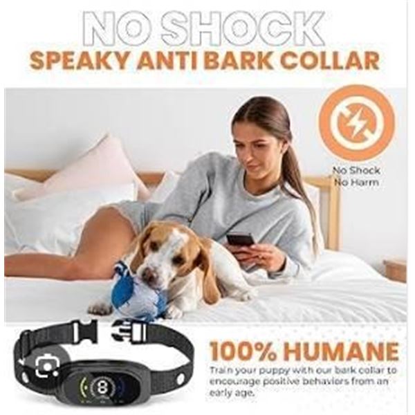 Remote Dog Training and Anti-Bark Collar (2-in-1) with Charging Cable