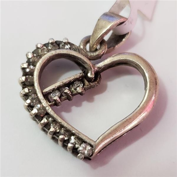 $100 Silver CZ Pendant