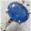 Image 3 : $2300 10K  1.6G Blue Sapphire 1Ct + Dia 0.02Ct Ring