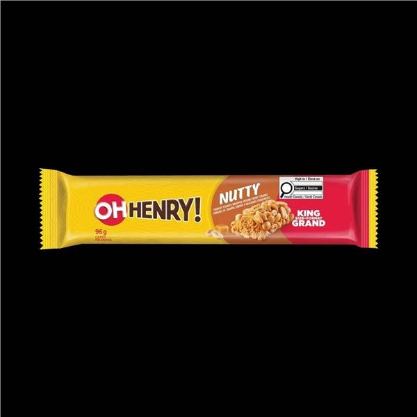 Oh Henry Nutty King Size Bars, 18 x 96 g,