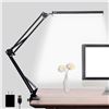 Image 1 : LED Desk Lamp with Adjustable Arm and Clamp Base