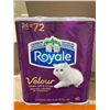Image 1 : Royale Velour Carbon Neutral Toilet Paper, 24 Rolls, 3-Ply