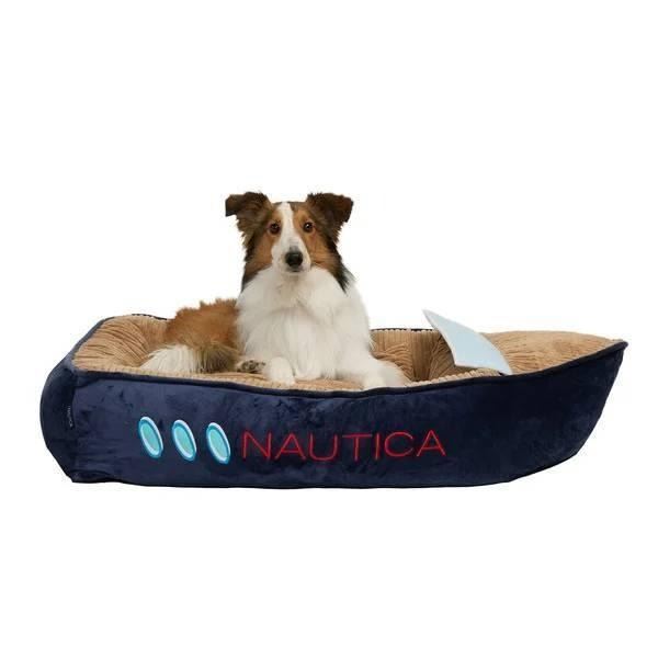Nautica Pet Bed With Removable Liner and Washable Cover, Model S02