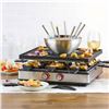 Image 1 : Trudeau Fondue And Raclette Combo Party Grill 1800W