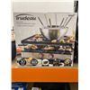 Image 2 : Trudeau Fondue And Raclette Combo Party Grill 1800W