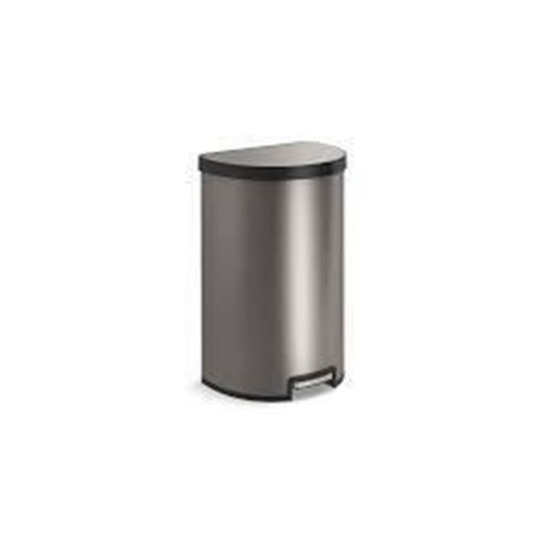Kohler Step Can Trash Bin 47L/13 Gallon Capacity in Stainless Steel