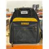 Image 2 : DeWalt Tool Backpack with Multiple Compartments, Gray and Yellow